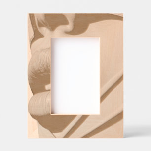 Custom 4" x 6" Portrait, FrameStyle: natural Etched Frames
