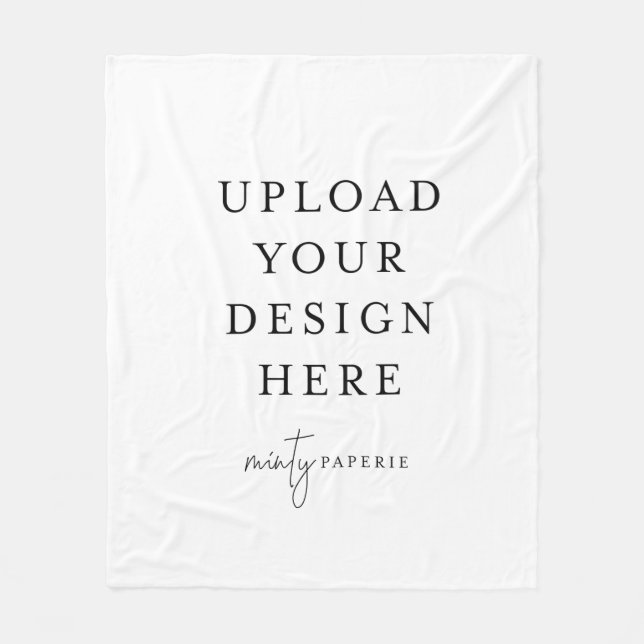 Custom 50" x 60" Fleece Blanket, Medium Blanket (Front)