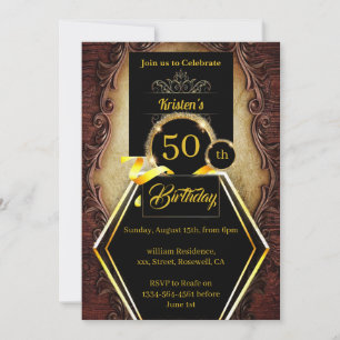 Custom 50th birthday Invitation