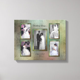 Custom 5 Photo Collage Canvas Print