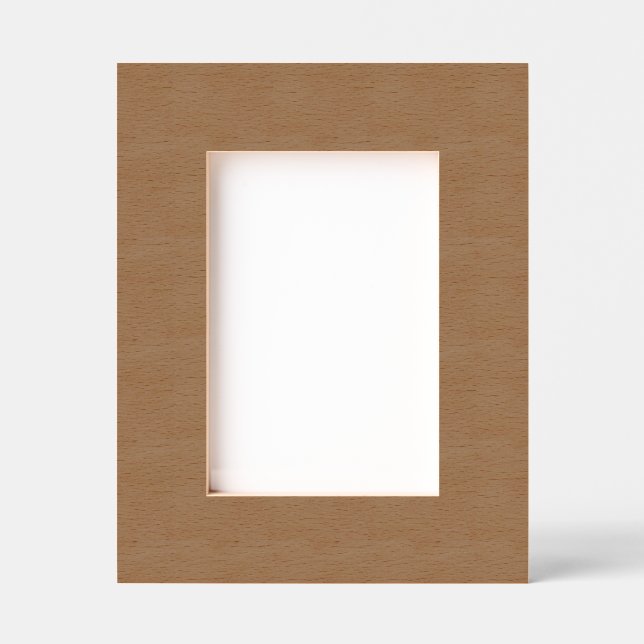 Custom 5" x 7" Portrait, FrameStyle: natural Etched Frames (Front)
