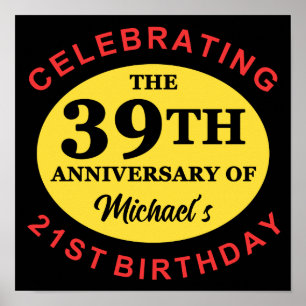 Custom 60th Birthday Humor Poster