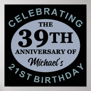 Custom 60th Birthday Humor Poster