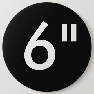 Custom 6" Inch Colossal Round Badge Blank Template 6 Inch Round Button