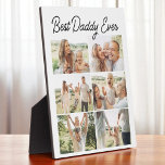 Custom 6 Photo Collage Best Daddy Ever  Plaque<br><div class="desc">Create a meaningful tribute with this custom 6 photo collage plaque featuring the words Best Daddy Ever. Personalize it with six special photos to celebrate his role in your life. Printed on high-quality wood with a smooth finish, this modern plaque makes a thoughtful gift for Father Day, birthdays, or any...</div>