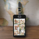 Custom 6 Photo Instagram Personalized Luggage Tag<br><div class="desc">Travel in style with this custom 6-photo luggage tag, perfect for showcasing your favourite memories. Personalize it with up to six of your cherished photos and your name, creating a functional yet meaningful accessory. Made from durable materials, the tag ensures your bags are easily identifiable while adding a touch of...</div>