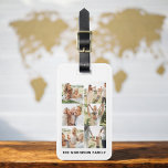Custom 6 Photo Name Luggage Tag<br><div class="desc">Travel in style with this custom 6-photo luggage tag, perfect for showcasing your favourite memories. Personalize it with up to six of your cherished photos and your name, creating a functional yet meaningful accessory. Made from durable materials, the tag ensures your bags are easily identifiable while adding a touch of...</div>