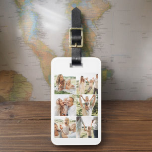 Custom 6 Photo Personalized Luggage Tag