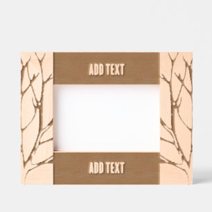 Custom 6" x 4" Landscape, FrameStyle: natural Etched Frames