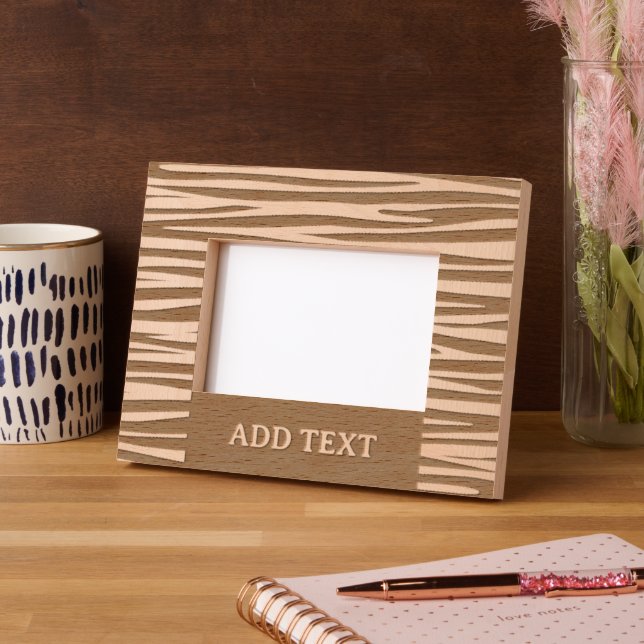 Custom 6" x 4" Landscape, FrameStyle: natural Etched Frames (Left)