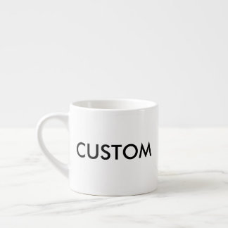 Custom 6oz White Espresso Coffee Cup