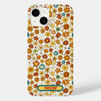 Custom 70s Retro Flower Groovy Pattern,Groovy