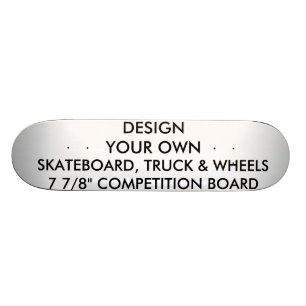 Custom 7 7/8" Competition Skateboard Trucks Wheels