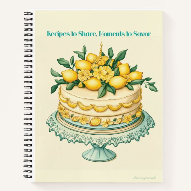 Custom 8.5" x 11" Spiral Notebook (Front)