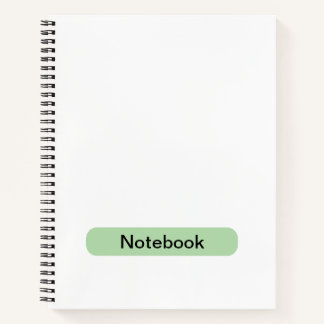 Custom 8.5" x 11" Spiral Notebook