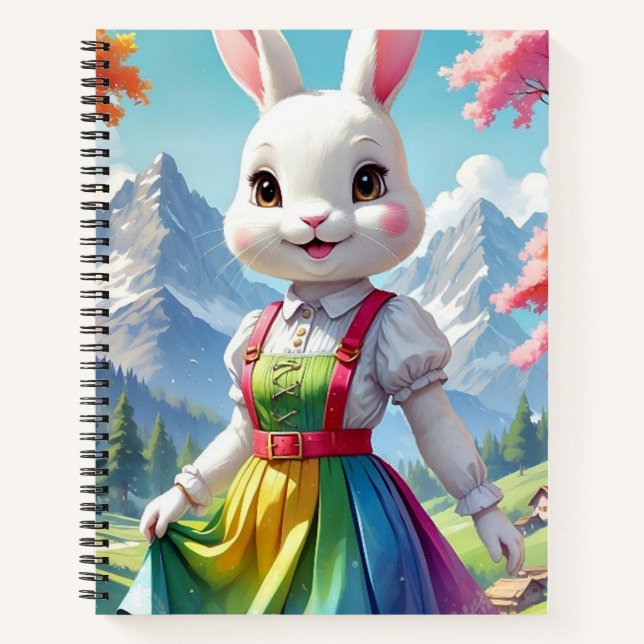 Custom 8.5" x 11" Spiral Notebook (Front)