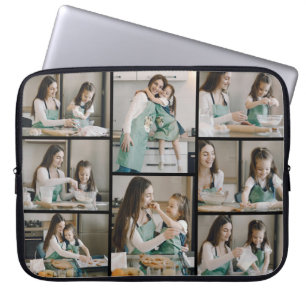 Custom 8 Photo Collage Electronics Bag