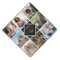 Custom 8 Photo Collage Grid Gold Graduate
