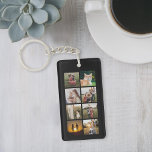 Custom 8 Photo Collage Keychain<br><div class="desc">Create your own personalized photo collage keychain. Simply add your favourite 8 photos for a custom photo keychain.</div>