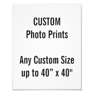 Custom 8” x 10" Photo Print (or any custom size)