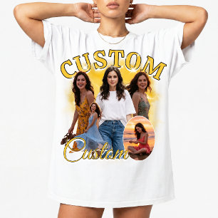 Custom 90s Bootleg Rap Photo Collage, 90s Vintage T-Shirt