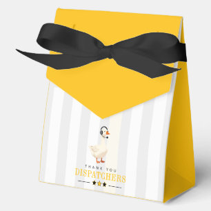 Custom 911 Dispatcher Goose With Headset Thank You Favor Box