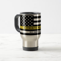 Custom 911 Dispatcher USA Flag Thin Yellow Line