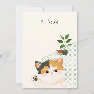 [Custom] A Cat's Day - Hello! Thank You Card