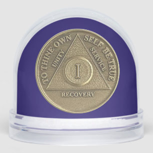 CUSTOM A Miracle Happé et 1 an Sober AA Coin