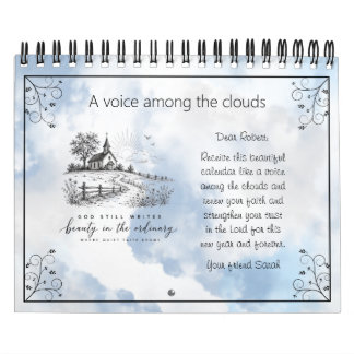Custom A Voice Among the Clouds Christian  Calendar