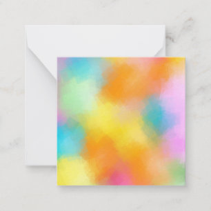 Custom Abstract Art Colourful Blank Template