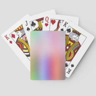 Custom Abstract Art Elegant Colourful Template Playing Cards