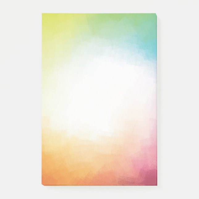 Custom Abstract Art Modern Template Trendy Post-it Notes (Front)