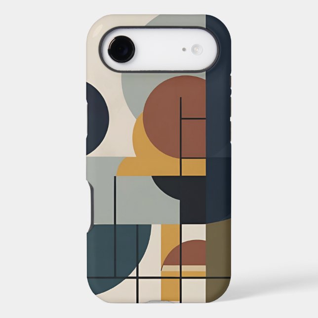 Custom Abstract Geometric Phone Case – Personalize (Back)