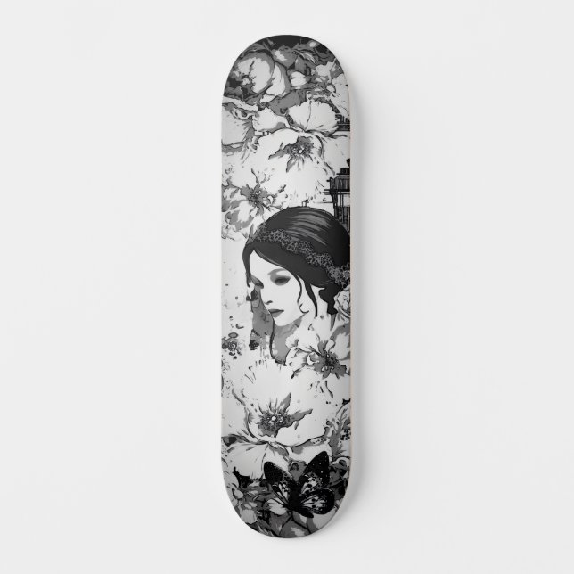 Custom Abstract Urban Art Inspired Design  Skateboard (Front)