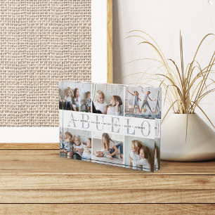 Custom Abuelo Grandchildren Photo Block