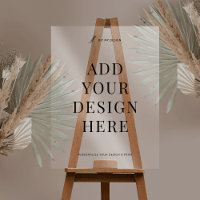 Custom Acrylic Sign Printing 18x24" Translucent