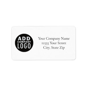 custom add a logo business address label