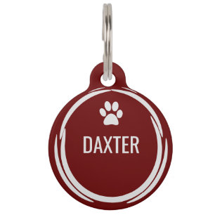 Custom Add Dog Name Phone and Address Dog ID Tag