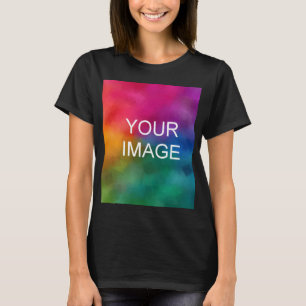 Custom Add Image Logo Here Template Womens T-Shirt
