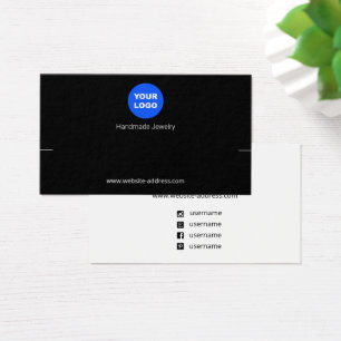  Custom Add Logo Black Bracelet Display