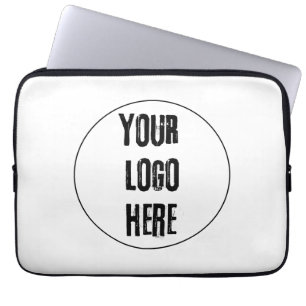 Custom Add Logo Here Laptop Sleeves