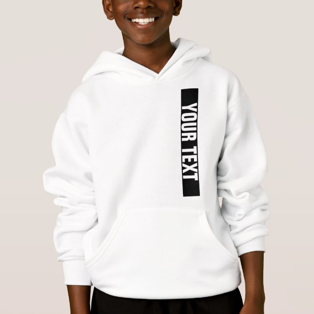 Custom Add Name Text Photo Here Template Boys Kids (Front)