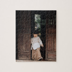 Custom, Add Photo and Text Jigsaw Puzzle