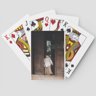 Custom, Add Photo and Text Playing Cards
