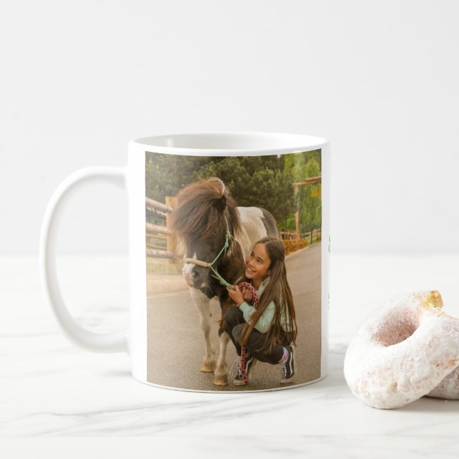 Custom Add Your Kids Photo Mug (With Donut)