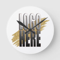 Custom Add your Logo Here on Modern White