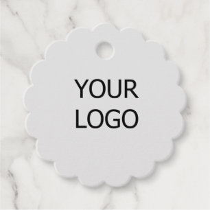 custom add your logo personalized company name  gi favour tags