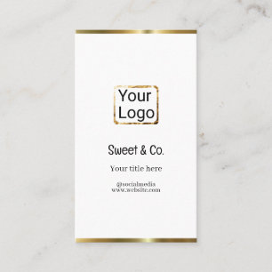 custom add your logo personalized company name pap business card