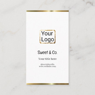 custom add your logo personalized company name pap business card